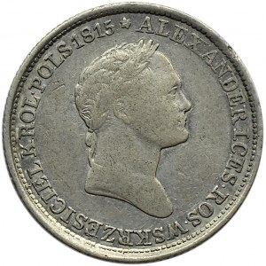 Mikołaj I, 1 złoty 1832 K.G., Warszawa, duża głowa cara