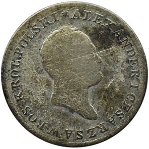 Aleksander I, 1 złoty 1824 I.B., Warszawa - rzadki rocznik