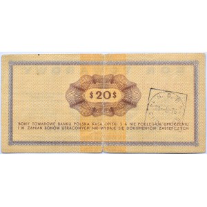 Polska, PeWeX, 20 dolarów 1969, seria FH