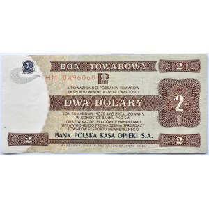 Polska, PeWeX, 2 dolary 1979, seria HM