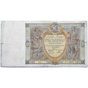 Polska, II RP, 50 złotych 1925, seria I, rzadkie