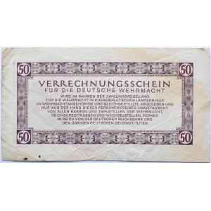 Niemcy, Wermacht, bony 50 marek 1944, najwyższy nominał