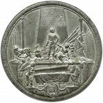 Polen, Kurland, Medaille Maurycy Saski (unehelicher Sohn von August III.), Zink