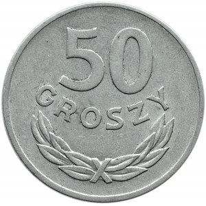 Polska, PRL, 50 groszy 1957, Warszawa, ładny egzemplarz