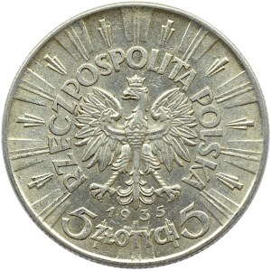 Polska, II RP, Józef Piłsudski, 5 złotych 1935, Warszawa