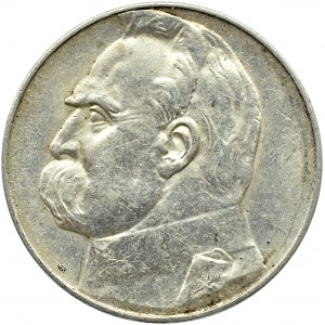 Polska, II RP, Józef Piłsudski, 5 złotych 1938, Warszawa