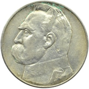 Polska, II RP, Józef Piłsudski 10 złotych 1934, Warszawa, rzadszy rocznik