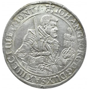 Niemcy, Saksonia, Johann Georg I, talar 1634, Drezno, bardzo ładny