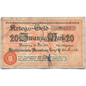 Bromberg, Bydgoszcz, 20 marek 1918, numer 043624