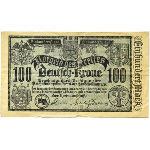 Deutsch Krone, Wałcz, 100 marek 1922, rzadkie
