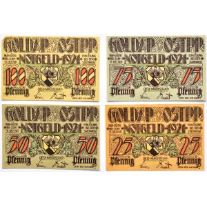 Goldap, Gołdap, lot 4 notgeldów 1921