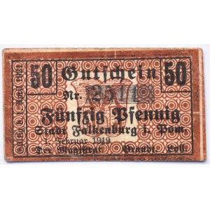 Falkenburg, Złocieniec, 50 pfennig 1919