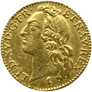 Francja, Ludwik XV, luis d`or 1746 W, Lille