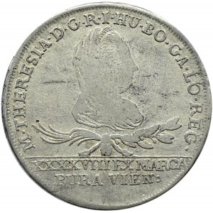 Zabór Austriacki, Ks. Oświęcimsko-Zatorskie, 30 krajcarów (dwuzłotówka) 1775, Wiedeń