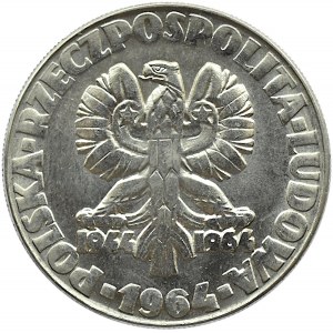 Polska, PRL, 100 złotych 1964, Drzewo, próba niklowa, Warszawa, UNC