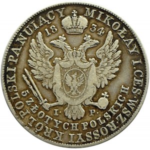 Mikołaj I, 5 złotych 1834 I.P., Warszawa