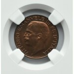 Włochy, Vittorio Emanuele, 5 centimes 1933, Rzym, NGC MS64 BN