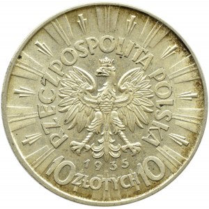 Polska, II RP, Józef Piłsudski 10 złotych 1935, Warszawa