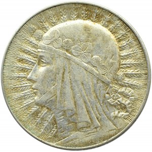 Polska, II RP, Głowa Kobiety, 5 złotych 1934, Warszawa