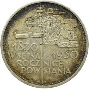 Polska, II RP, Sztandar, 5 złotych 1930, Warszawa
