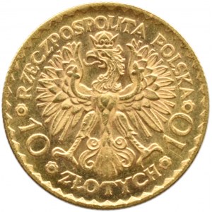 Polska, II RP, Bolesław Chrobry, 10 złotych 1925, Warszawa, UNC