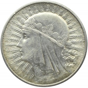 Polska, II RP, Głowa kobiety, 10 złotych 1932, bez znaku mennicy, Warszawa