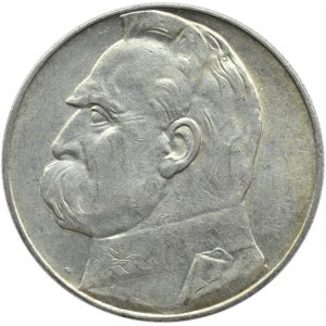 Polska, II RP, Józef Piłsudski, 10 złotych 1937, Warszawa