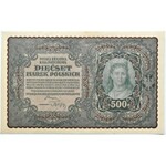 Polen, Zweite Republik, Jadwiga, 500 Mark 1919, 1. Serie BZ