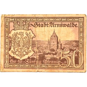Arnswalde, Choszczno, 50 pfennig 1920