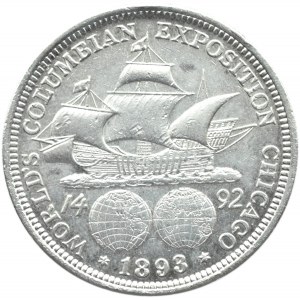 USA, Światowa Wystawa Kolumbijska, 1/2 dolara 1893