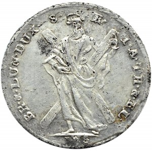 Niemcy, Braunschweig-Lüneburg, 1/6 talara 1772, Brunszwik