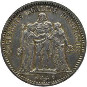 Francja, Republika, 5 franków 1873 A, Paryż