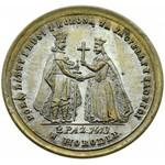 Polska/Rosja, medal-pamiątka zawarcia Unii w Horodle, bardzo rzadkie! 1861