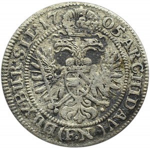 Śląsk, Leopold, 3 krajcary 1705 FN, Opole