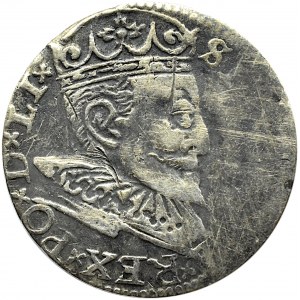 Zygmunt III Waza, trojak 1596, Ryga