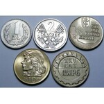 Polska, PRL, zestaw monet w klaserze Fischera 1949-72