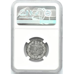 Mikołaj I, 25 kopiejek/ 50 groszy 1846 MW, Warszawa, NGC MS61