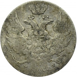 Mikołaj I, 10 groszy 1839 MW, Warszawa, niski nakład