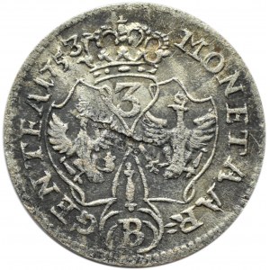Niemcy, Prusy, Fryderyk, 3 grosze 1752 B, Wrocław