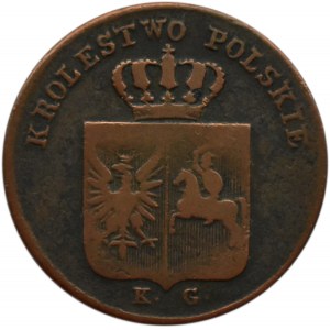 Powstanie Listopadowe, 3 grosze 1831 K.G., Warszawa