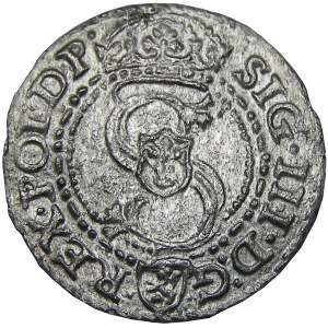 Zygmunt III Waza, szeląg 1592, Malbork, NIENOTOWANY