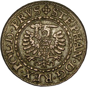 Stefan Batory, szeląg 1582, Gdańsk, otwarte O - POL