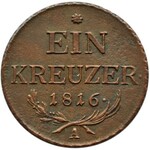 Austria, Franciszek II, 1 kreuzer (krajcar) 1816 A, Wiedeń