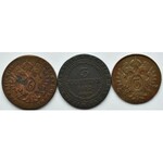 Austria, Franciszek II, lot monet kreuzer (krajcar) A/B/S, Wiedeń/Kremnica/Smolnik