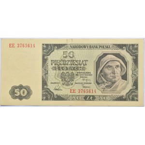 Polska, RP, 50 złotych 1948, seria EE, Warszawa