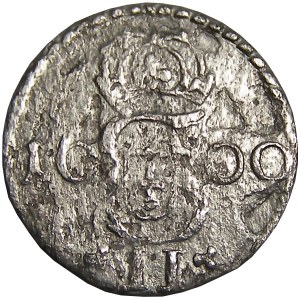 Zygmunt III Waza, dwudenar 1600 (omyłkowa data), Wilno, R5, bardzo rzadkie