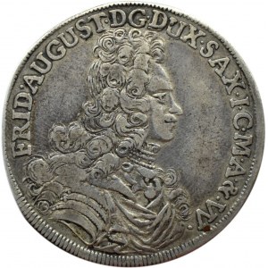 August II Mocny, 2/3 talara (gulden) 1696 IK, Drezno