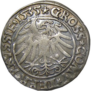 Zygmunt I Stary, grosz 1535, Toruń, PRVSSI