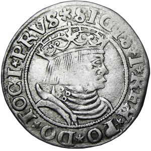 Zygmunt I Stary, grosz 1531, Toruń, PRVSS