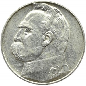 Polska, II RP, Józef Piłsudski, 10 złotych 1936, Warszawa